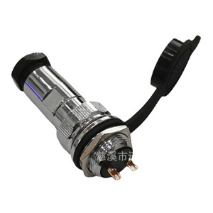 Conector de Aviación Impermeable GX20 de 12 Pines, Enchapado en Oro, Aleación de Cobre y Zinc, Conector DC - Product Image 1