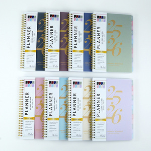 Bán Buôn Xoắn Ốc Kế Hoạch Tùy Chỉnh Máy Tính Xách Tay A5 Vàng Dập Nhật Ký Tạp Chí Chương Trình Nghị Sự Hàng Ngày Hàng Tuần Tổ Chức Kế Hoạch Máy Tính Xách Tay - Product Image 4