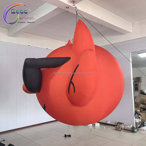 Calcomanía colgante de publicidad inflable con cabeza de demonio de dibujos animados llamativo - Product Image 4