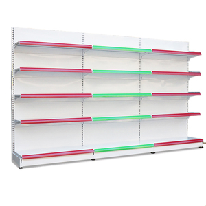 Hai mặt ánh sáng nhiệm vụ sản phẩm hiển thị Kệ siêu thị mua sắm Kệ hệ thống cho trái cây giá được sử dụng trong siêu thị để bán - Product Image 4