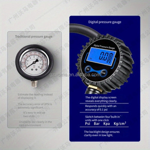 Medidor <span class=keywords><strong>de</strong></span> <span class=keywords><strong>Presión</strong></span> <span class=keywords><strong>de</strong></span> Aire Digital con Pantalla LCD Retroiluminada Manómetro para Neumáticos <span class=keywords><strong>de</strong></span> Coches, Camiones y Bicicletas - Product Image 5