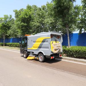 Balayeuse de voirie électrique à quatre roues, nouvelle, avec fonction de nettoyage par aspiration et <span class=keywords><strong>balai</strong></span> motorisé - Product Image 5