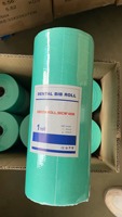 Rouleau de bavoirs dentaires jetables Xingcheng, 2 plis, papier, film plastique, 80 pièces