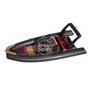 Vente chaude 580cm <span class=keywords><strong>Bateau</strong></span> À Rames Heavy Duty Fibre De Verre Coque <span class=keywords><strong>Semi</strong></span> <span class=keywords><strong>Rigide</strong></span> Gonflable Nervure <span class=keywords><strong>Bateau</strong></span> pour La Pêche - Product Image 1
