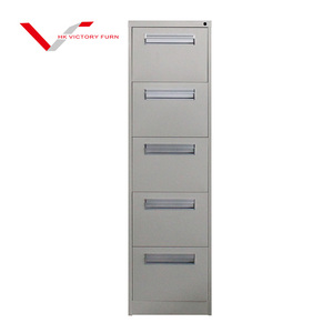 Meuble de bureau en métal à prix d'usine, classeur vertical en acier à 5 tiroirs - Product Image 2