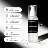 Sérum Raffermissant au Peptide PDRN Marque Blanche pour le Contour du Visage en V, Définition de la Ligne de la Lèvre, Raffermissement Cutané Post-Perte de Poids, Sérum Facial