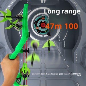 Ensemble <span class=keywords><strong>arc</strong></span> et flèches ABS pour enfants et adolescents, niveau débutant, pour le tir sportif en extérieur, avec <span class=keywords><strong>ventouse</strong></span>, transfrontalier - Product Image 4