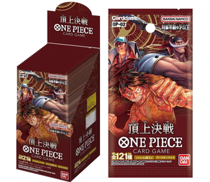 Nouvel ensemble de boosters TCG <span class=keywords><strong>One</strong></span> <span class=keywords><strong>Piece</strong></span> <span class=keywords><strong>OP</strong></span>-<span class=keywords><strong>02</strong></span> Paramount War, scellé, non ouvert, populaire, en promotion, jeu de cartes à collectionner - Product Image 1