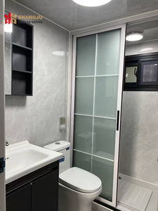 लक्जरी 20 फुट प्रीफैब्रिकेटेड दो मंजिला कंटेनर घर 3 बेडरूम केबिन 20 फीट कंटेनर 2 कहानी पूर्व-फैब लक्जरी कंटेनर घर - Product Image 6