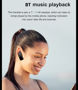 スマート時計ブレスレットイヤフォン内蔵K13 BT通話音楽心拍数モニタースマート時計2025 - Product Image 5