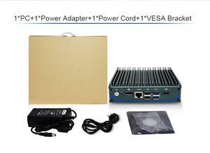 无风扇工业迷你电脑英特尔N100，带4K DP/HDMI的准骨纳米电脑，迷你PCIe插槽，嵌入式盒式电脑 - Product Image 6