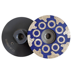 4 "राल से भरे हीरे उपकरण संगमरमर पत्थर के कप ग्रेनाइट क्वार्ट्ज पॉलिश के लिए पहियों को पीसने - Product Image 6