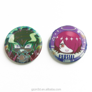 Offre Spéciale : Badges Émaillés Personnalisés <span class=keywords><strong>3D</strong></span> Lenticulaires à Effet de Mouvement, Style <span class=keywords><strong>Manga</strong></span> Japonais, pour Anime et Dessins Animés – Vente en Gros, Idéal Cadeau - Product Image 2