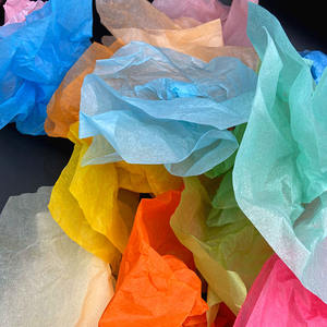 Papel de Seda de Colores Surtidos al por Mayor, Hojas de Papel de Seda de Colores Sólidos, Papel de Regalo de una Sola Cara, Seidenpapier Bunt - Product Image 4