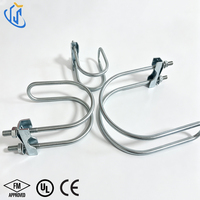 Composant de poutre anti-oscillation électrogalvanisé UTT13, assemblage facile sur site pour la construction de soutènements sismiques de conduites d'incendie