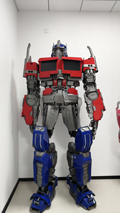 Giáng Sinh Tổ Chức Sự Kiện Đảng Mặc Dành Cho Người Lớn LED <span class=keywords><strong>Robot</strong></span> Trang Phục Cho Thuê 2.7 M Cao Màu Đỏ Đi Bộ Hiệu Suất Sân Khấu Cosplay Linh Vật Trang Phục - Product Image 3