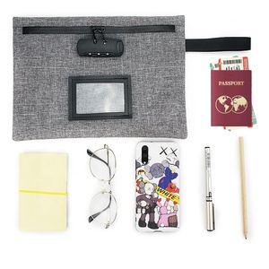 Bolsas <span class=keywords><strong>de</strong></span> almacenamiento <span class=keywords><strong>de</strong></span> dinero <span class=keywords><strong>de</strong></span> seguridad multifunción, bloqueo personalizado, con ventana <span class=keywords><strong>de</strong></span> identificación - Product Image 4
