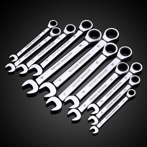 Heavy Duty Combined <strong>Spanners</strong> <strong>Combination</strong> Ratchet Ring <strong>Spanner</strong> <strong>Set</strong> Scaffolding Tools - Product Image 4