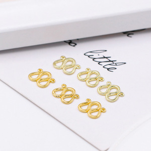 S-Shaped Gold Plated <b>Copper</b> Clasp For <b>Bracelet</b> Making 18K 14K Jewelry Findings Components - Product Image 1
