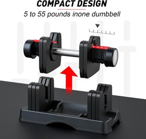 5LB 15LB 25LB 35LB 45LB 55LB <strong>Set</strong> <strong>of</strong> Adjustable Dumbbells Free <strong>Weights</strong> Dumbbells Kit <strong>for</strong> <strong>Women</strong> Men - Product Image 3