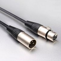 Cable XLR para Micrófono MC041NK Profesional de Bajo Ruido de 10 Metros para Estudios Personalizados e Instalaciones de Sonido en Vivo
