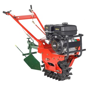 Hand-held <b>Micro</b>-tiller Plow <b>Machine</b> Household Small Chain-track Land-turning Tiller for Hillside Soil Compact Design Ideal for S - Product Image 1