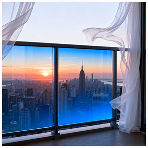 Tấm chắn bằng thép mạ kẽm/hợp kim nhôm cắt laser, hàng rào ngoài trời, ban công, cầu thang, lan can kính, tự làm, chống gỉ - Product Image 5