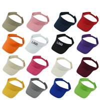 Casquette de soleil en sergé de coton avec logo personnalisé, réglable, pour les sports de plein air