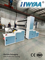 Máquina de Moldeo Rotatorio de Alta Precisión HWYAA para Fabricación de Película Soplada de PE, Máquina para Bolsas de Basura de Plástico LDPE, Película Extruida