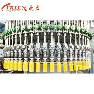Pabrik minuman lembut penuh minuman kaleng lunak mengisi penyegelan mesin kemasan garis produksi jus buah mesin