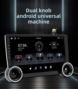 2GB+32GB 10inch Multimedia Player Dual Knob Display Screen GPS Radio BT CarPlay Android Car Audio - Product Image 5