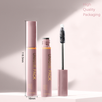 Plastique vide transparent mat de 10ml pour emballage de mascara et d'eye-liner Conteneur de brillant à lèvres pour cosmétiques et faux cils