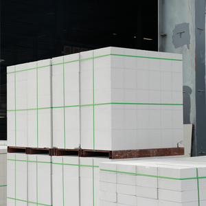 Kekuatan tinggi autoklave beton aerasi AAC blok 600*200*100mm untuk konstruksi padat Porosity blok bangunan 1 tahun - Product Image 4