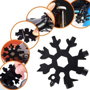 Cadeau d'affaires promotionnel de Noël <span class=keywords><strong>flocon</strong></span> de neige <span class=keywords><strong>flocon</strong></span> de neige outils multifonctions zinc personnalisé <span class=keywords><strong>flocon</strong></span> de neige porte-clés <span class=keywords><strong>multi</strong></span>-outils - Product Image 3