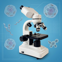 640X Optical Educational Laboratory Instrument for Binocular Biological Microscope Student Laboratory Microscope