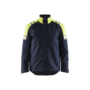 BLAKLADER - 451515198933XS Chaqueta de invierno de acero inherente Azul marino/Amarillo-EAN 7330509846704 ROPA DE TRABAJO RESISTENTE A LLAMAS - Product Image 1