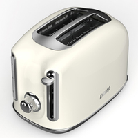 Grille-pain électrique Andong pour usage domestique, 2 tranches, avec 7 niveaux de cuisson