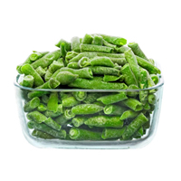 Haricots verts coupés IQF de haute qualité, surgelés individuellement, prix d'usine, provenance Chine