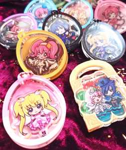 Porte-clés en acrylique OEM ODM Anime Shugo Chara My Guardian Characters <span class=keywords><strong>Shasha</strong></span> - Product Image 1