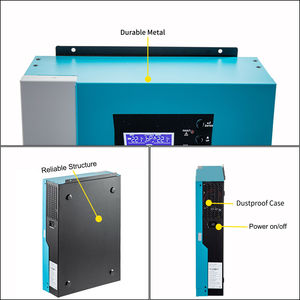 Onduleur solaire <span class=keywords><strong>3kva</strong></span> 5kva onduleur solaire hybride 24v 48v onduleur hors réseau à onde sinusoïdale pure pour système solaire avec chargeur solaire Mppt - Product Image 3