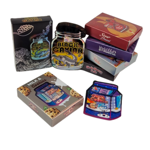 선물 사탕에 대 한 사용자 정의 불규칙한 관 모양 판지 페이딩 종이 상자 인쇄 된 관 모양 종이 상자 3.5g 꽃 - Product Image 2