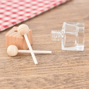5ml 8ml 10ml precio de fábrica de aceite esencial colgante de coche de madera tapa de la botella de perfume de botella de difusor - Product Image 4