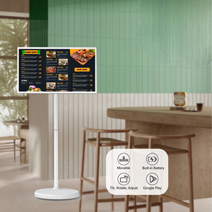 Televisor Portátil HBYLCD con Ruedas de 21.5, 23.8 y 32 Pulgadas, 1080P, Pantalla Táctil Android Recargable, Pantalla Inteligente para Películas, para el Hogar, Gimnasio y Oficina - Product Image 1