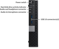 Mini-ordinateur de bureau Barebone Tiny Optiplex 3040 6e génération, propre, sans rayures, grade A, testé et fonctionnel