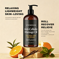 Huile de massage anti-cellulite infusée au collagène et aux cellules souches, huile de massage corporel naturelle pour raffermir et tonifier la peau
