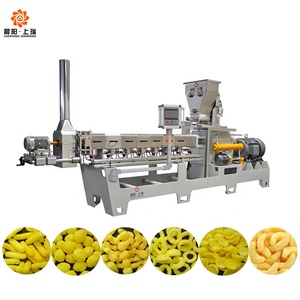 Ligne complète pour chips croustillantes Boule de <span class=keywords><strong>fromage</strong></span> Boule de maïs soufflé Ligne de production d'extrusion alimentaire Machine de pompage Acier inoxydable 6000 - Product Image 1