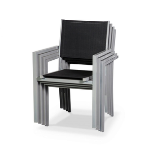 Patio Aluminum Outdoor <b>Dining</b> Table and <b>Chair</b> Furniture Set 8 Seater - Product Image 4