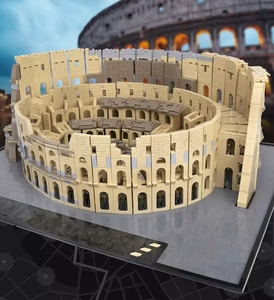 Mould <span class=keywords><strong>King</strong></span> 22002 Colisée de Rome, modèle de construction de l'arène de duel, blocs de construction DIY, architecture célèbre - Product Image 5