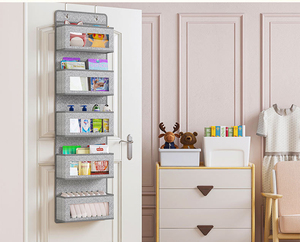 Best Price Kitchen Home Organizer Storage Foldable 5 Layers Hanging Wall Door Functional Storage Doors Storage Rack - Product Image 3
