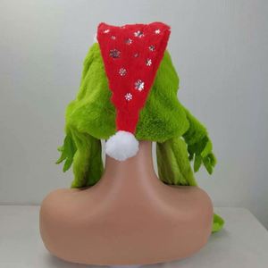 Nouveau Chapeau de Noël 2025 en Gros, Pas Cher, en Peluche Douce, avec Oreilles Mobiles (Airbag), Motifs Cerf, Père Noël, Grinch, Chapeau de Dessin Animé Mignon - Product Image 6